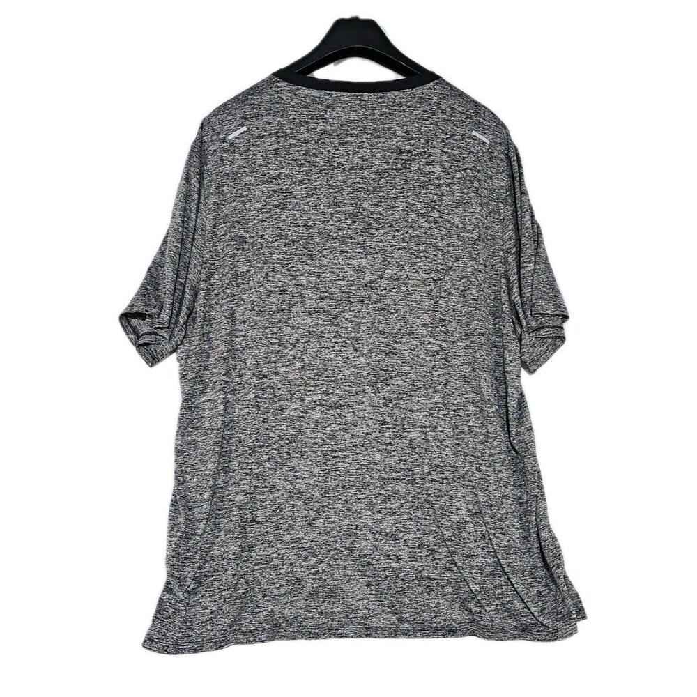 Nike Shirt DRI-FIT Rise 365 Short-Sleeve Running Mens Sz 2XL Gray Athleisure EUC - Picture 3 of 12
